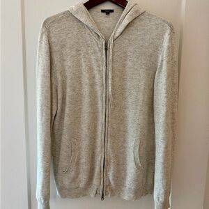 Rails Men's Light Heather Gray Zip-Up Hoodie